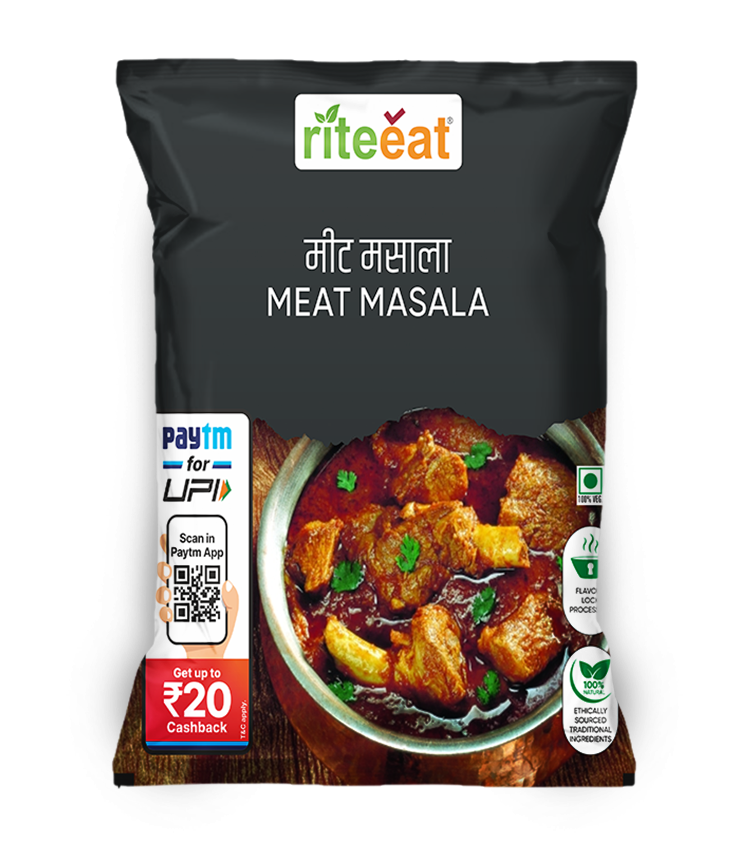 Premium aromatic Meat & Mutton Masala crafted for rich, flavorful, restaurant-style non-veg curries.